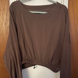 Balance athletica oversized crop with drawstring